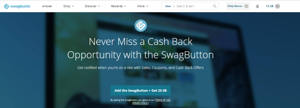 Install Swagbucks by default on your computer