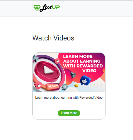 By watching video, earning money on LootUp is easy