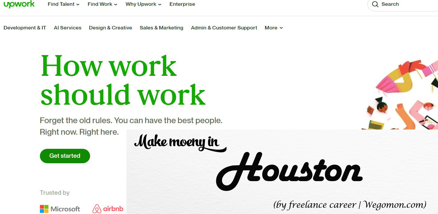 Make money Freelance in Houston