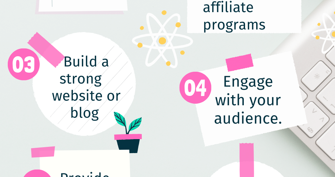 8 tips to succeed in affiliate marketing