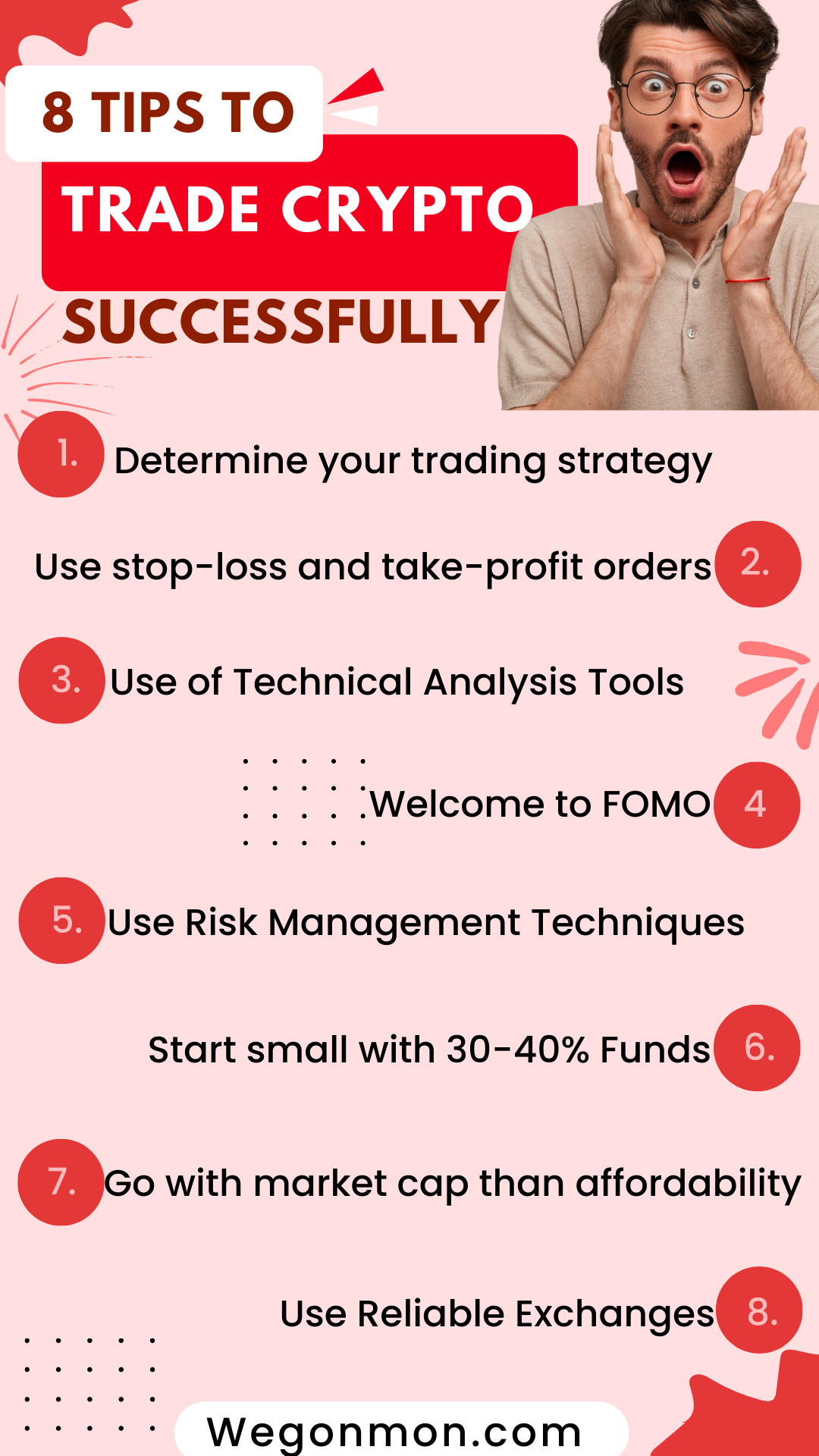 Top 8 tips to trade crypto successfully