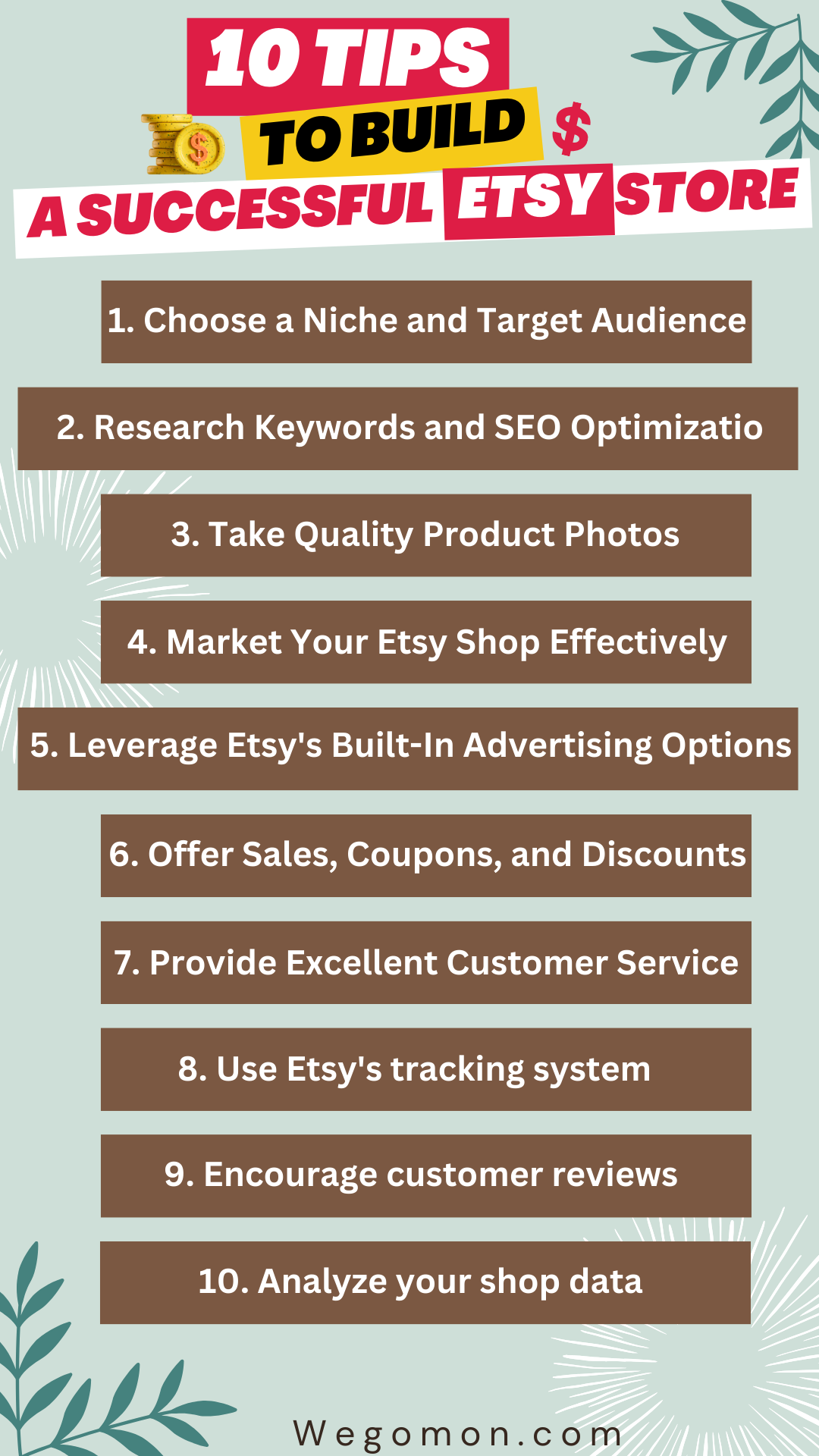 Top 10 tips to build a successful Etsy store