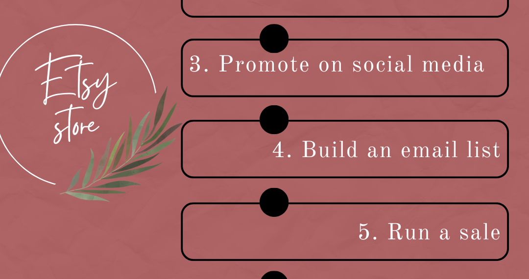 Top 8 Ways to Promote Your Etsy Store