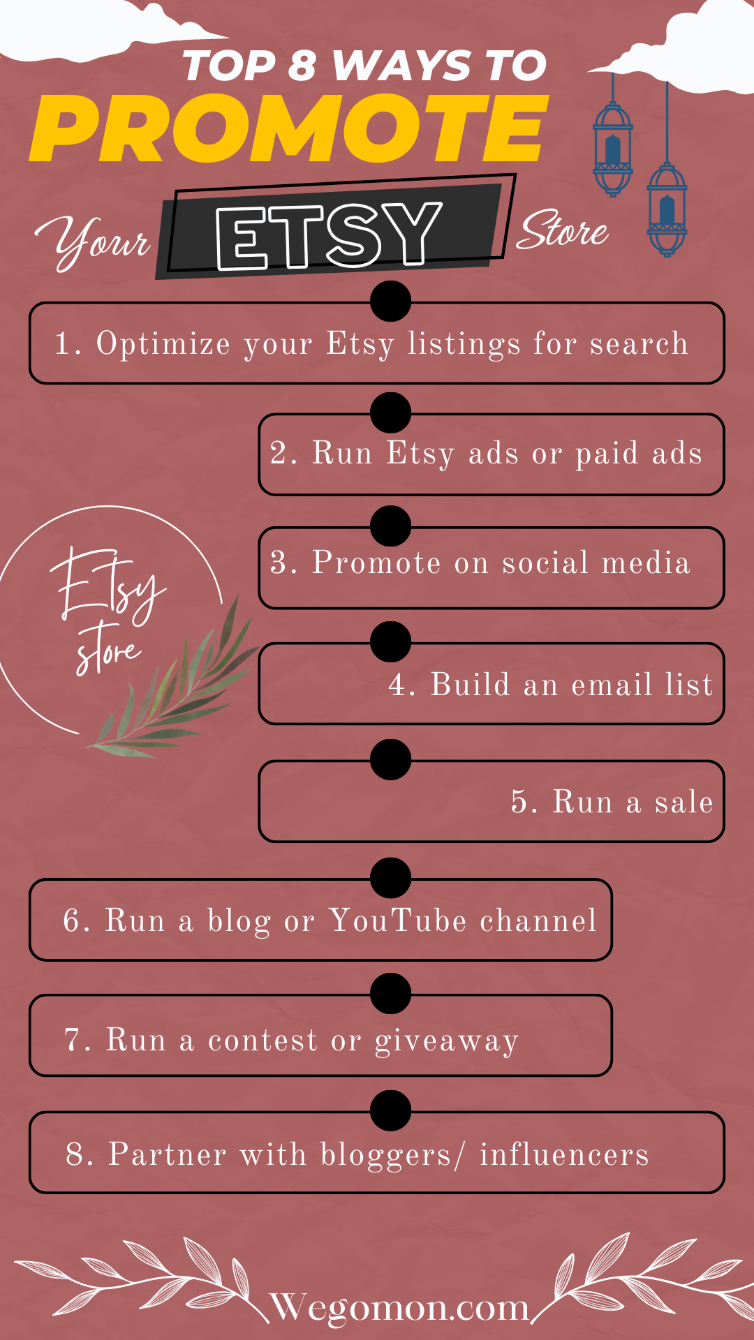 Top 8 Ways to Promote Your Etsy Store